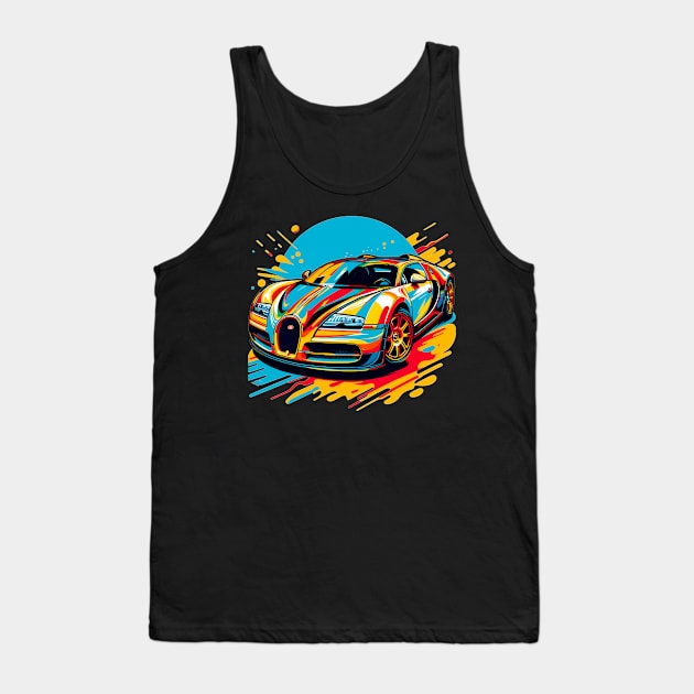 Bugatti Veyron Tank Top by Vehicles-Art